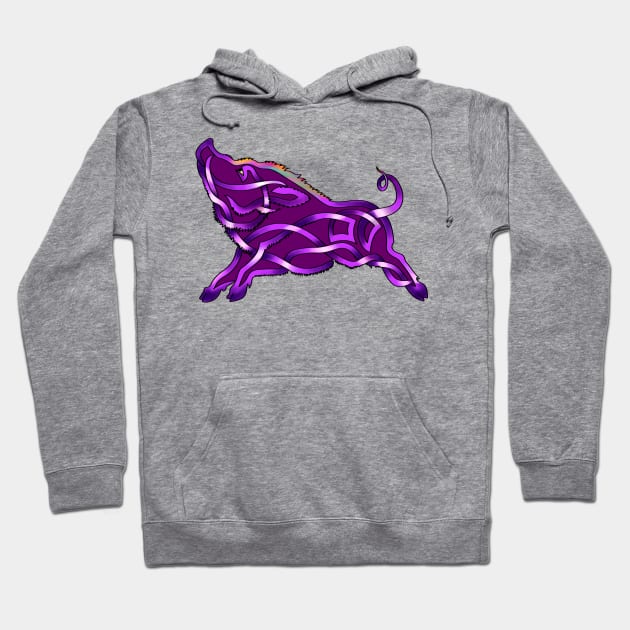 Brainy Boar Hoodie by KnotYourWorld4